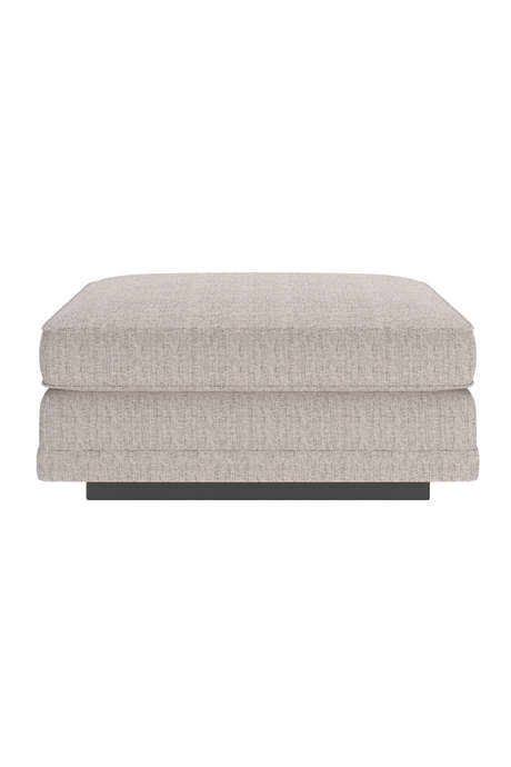 Beige Woven Ottoman | Caracole Fusion | Oroa.com
