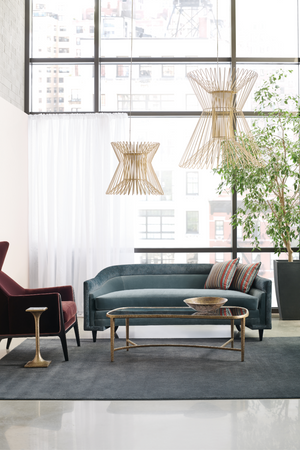   Plum Velvet Occasional Chair | Oroa.com