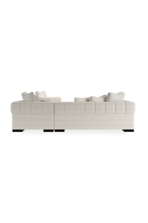 White Modern Sectional Sofa | Caracole Edge | Oroa.com
