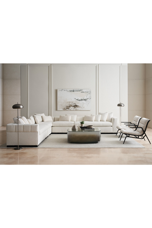White Modern Sectional Sofa | Caracole Edge | Oroa.com