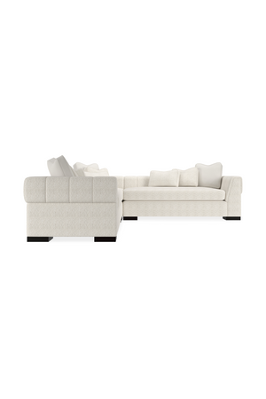 White Modern Sectional Sofa | Caracole Edge | Oroa.com