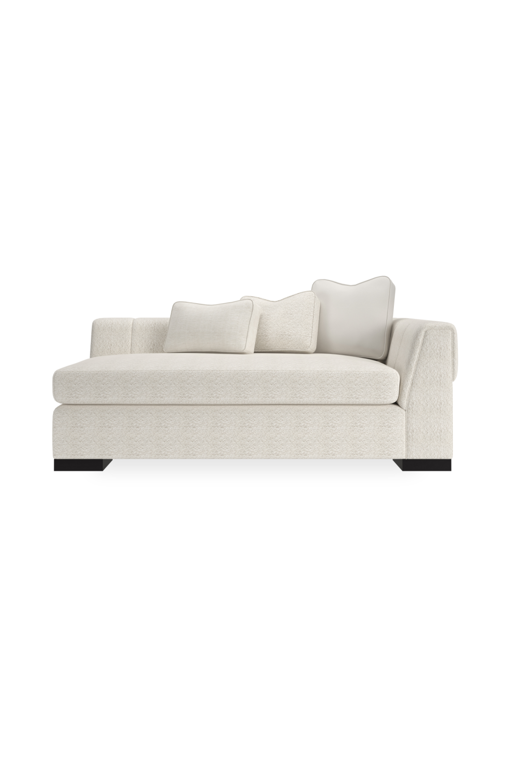 White Modern Sectional Sofa | Caracole Edge | Oroa.com
