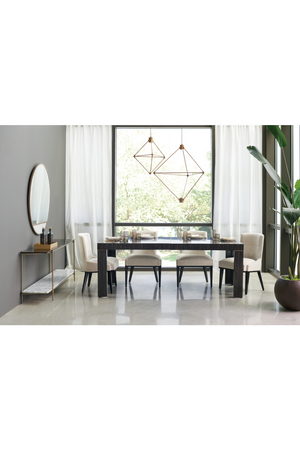 Striated Wood Extendable Dining Table | Caracole Edge | Oroa.com