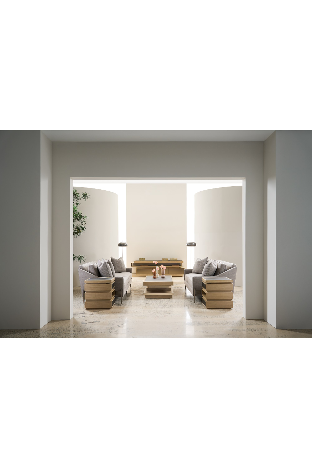 Gray Wool Blend Sofa | Caracole Remix | Oroa.com