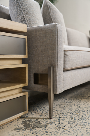 Gray Wool Blend Sofa | Caracole Remix | Oroa.com