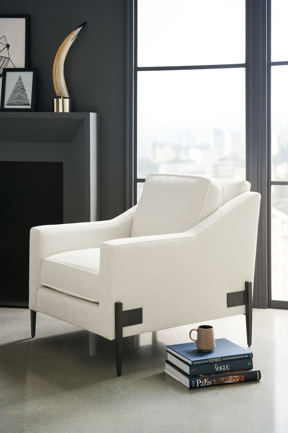 Modern Lounge Armchair | Caracole Remix | Oroa.com