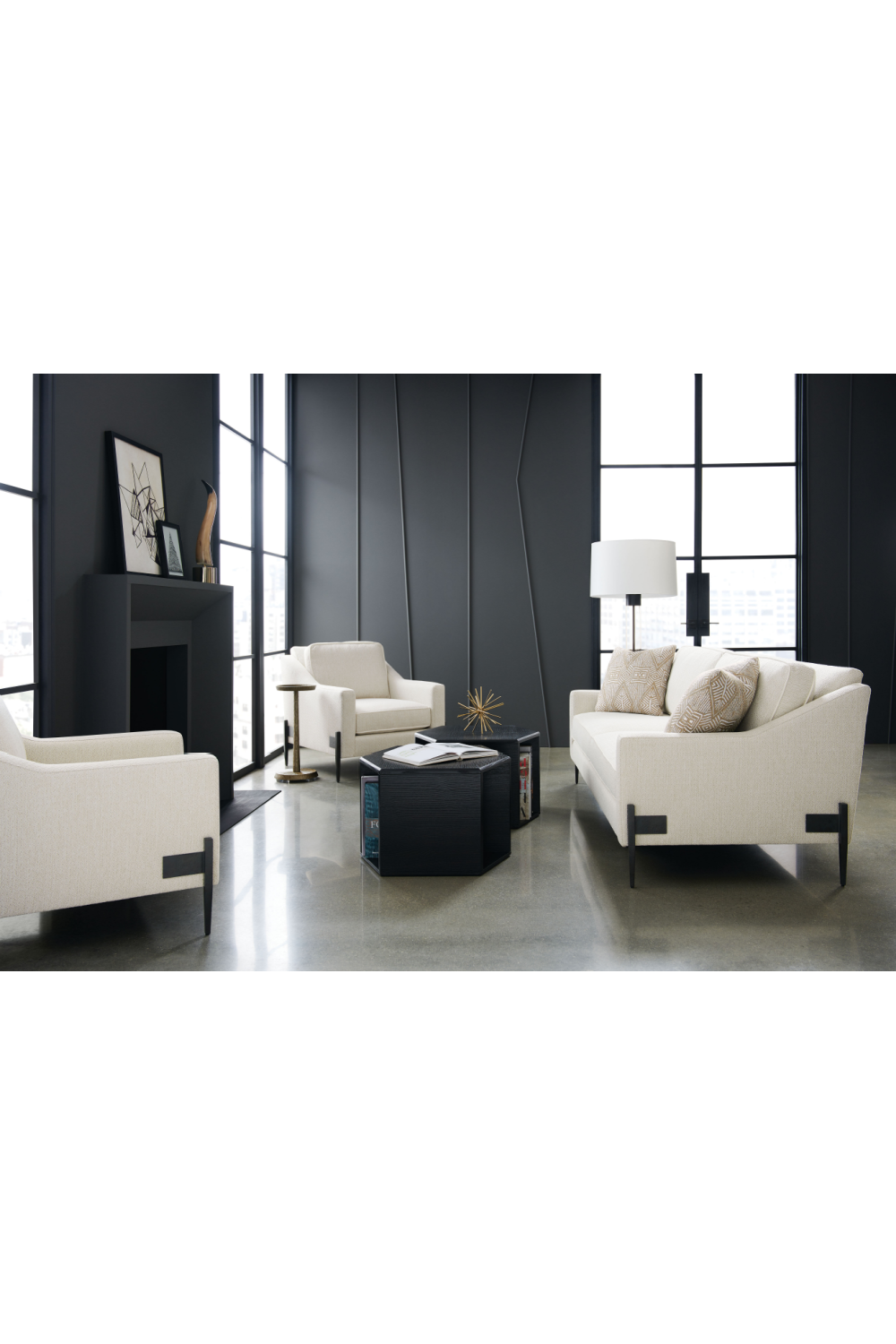 Modern Lounge Armchair | Caracole Remix | Oroa.com
