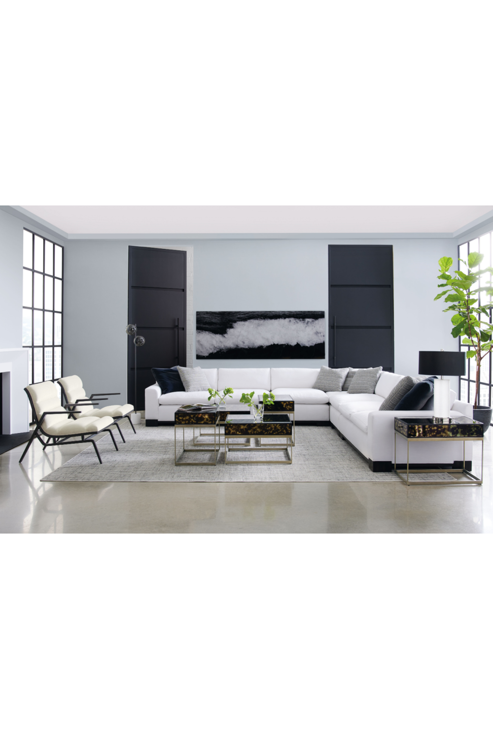 White Modern Modular Sofa | Caracole Refresh