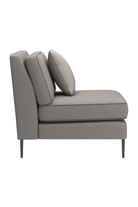   Gray Wool Blend Modular Chair | Oroa.com