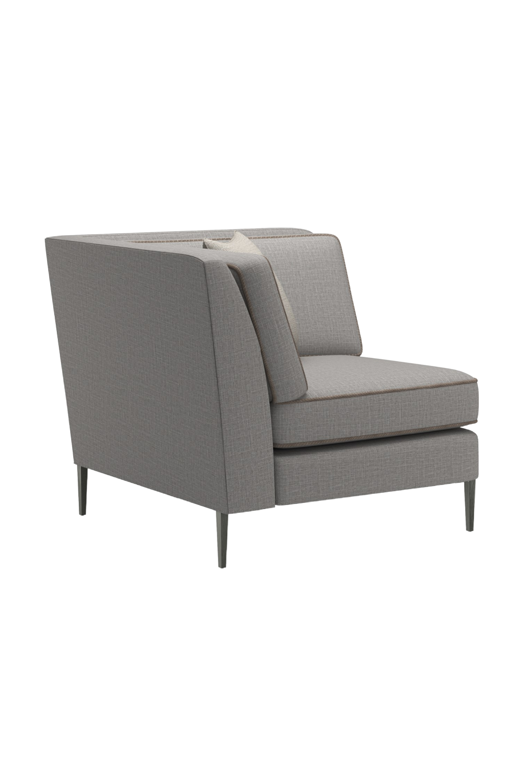   Gray Wool Blend Modular Chair | Oroa.com