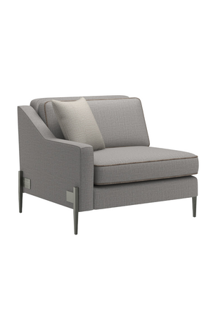   Gray Wool Blend Modular Chair | Oroa.com
