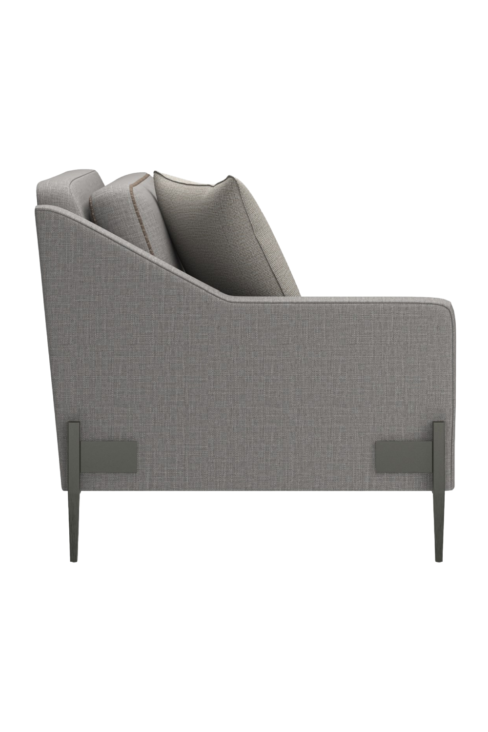   Gray Wool Blend Modular Chair | Oroa.com
