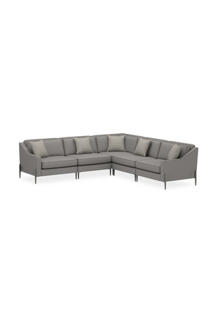   Gray Wool Blend Modular Chair | Oroa.com