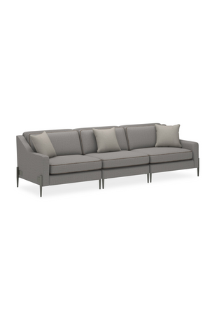   Gray Wool Blend Modular Chair | Oroa.com