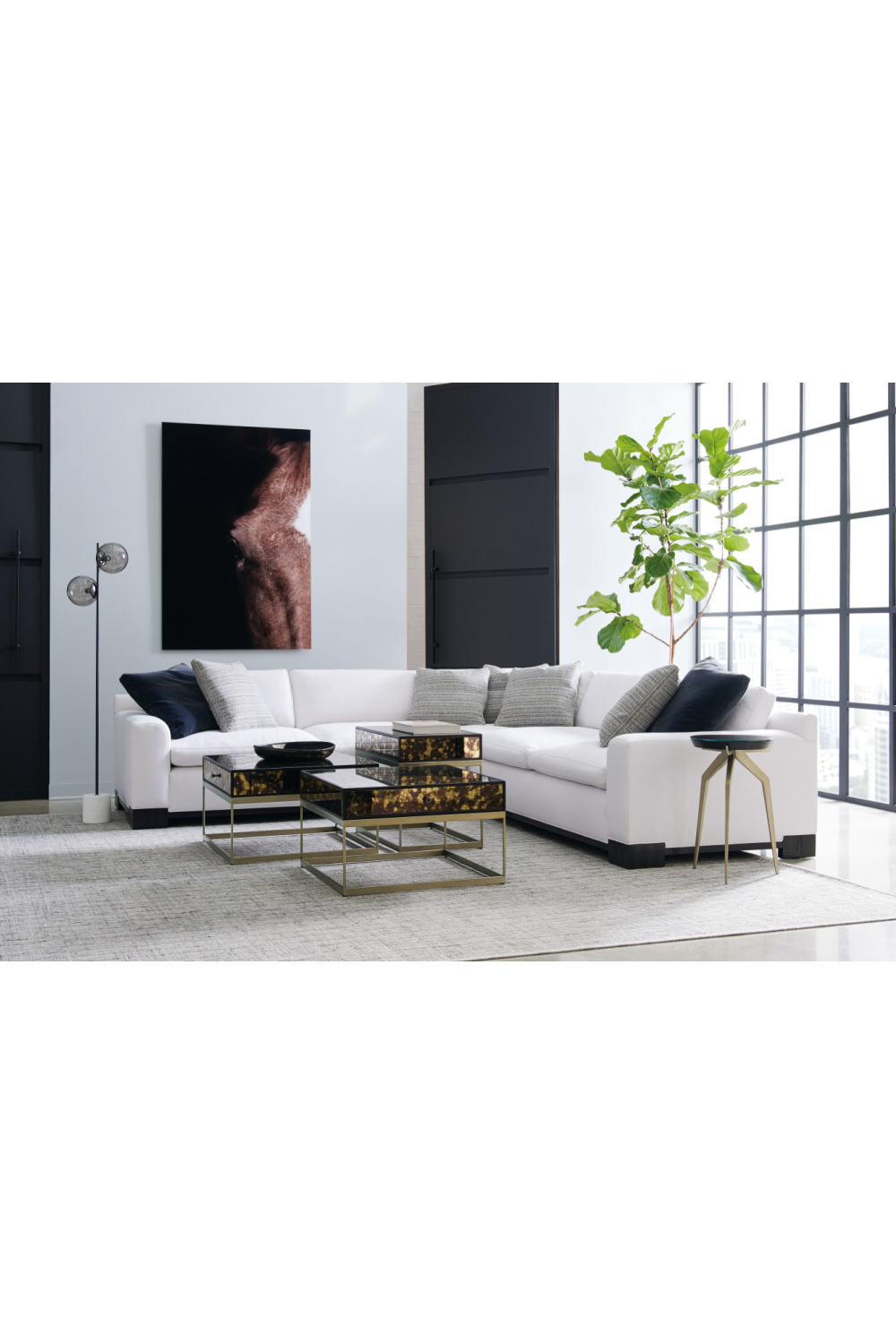 White Modern Modular Sofa | Caracole Refresh