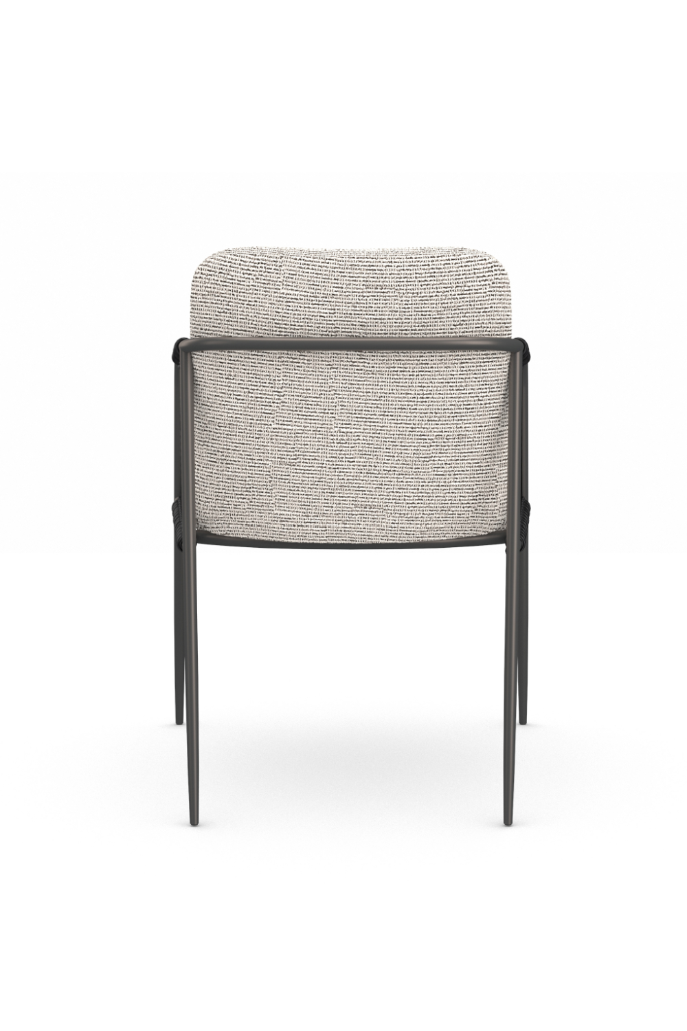 Woven Black Cord Dining Chair | Caracole Remix | Oroa.com