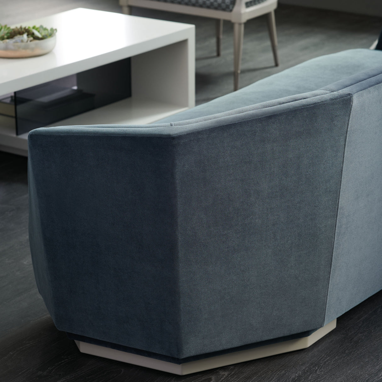   Gray Open-Storage Coffee Table | Oroa.com