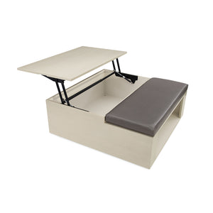   Taupe Lift-Top Coffee Table | Oroa.com