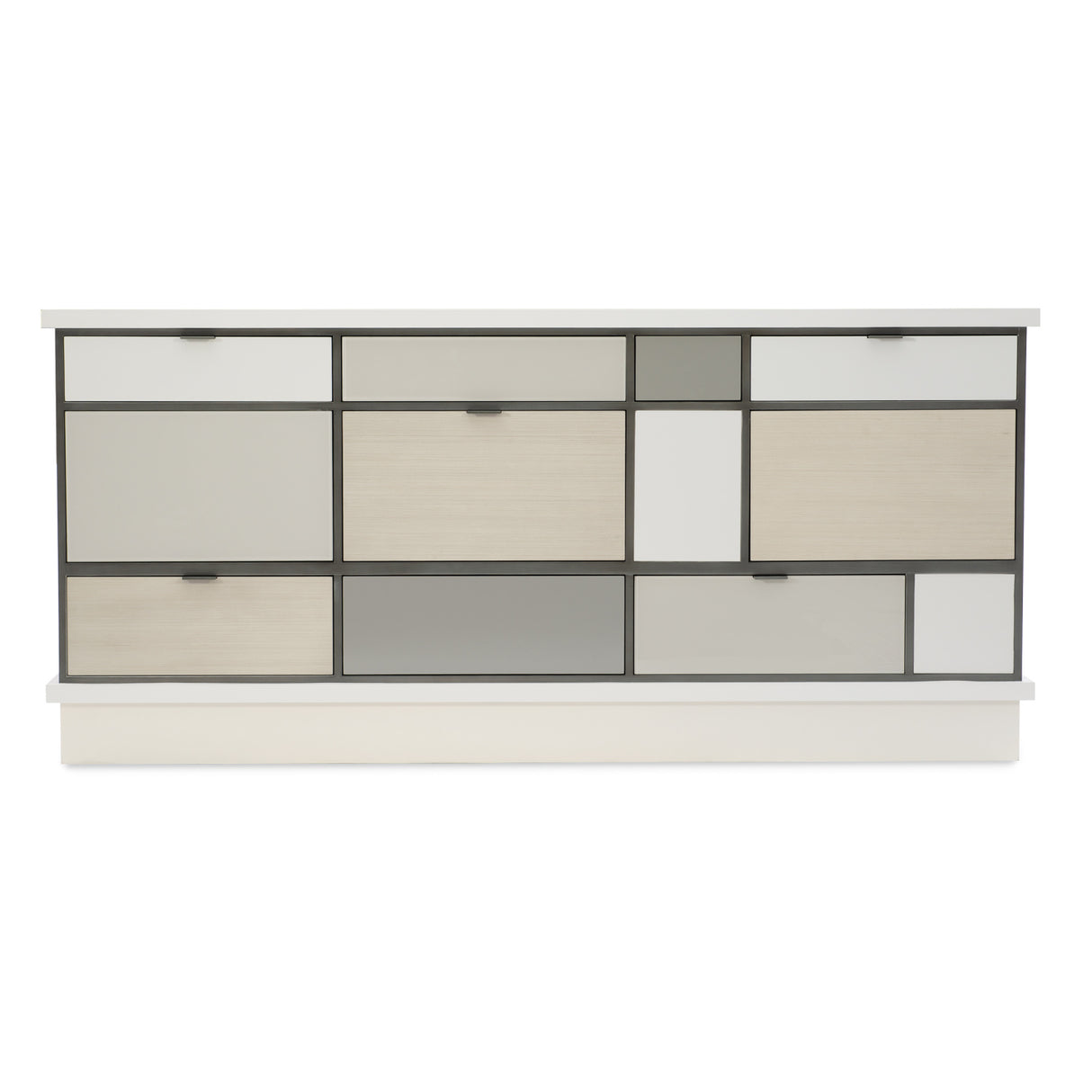   Checkerboard Glass 8-Drawer Sideboard | Oroa.com