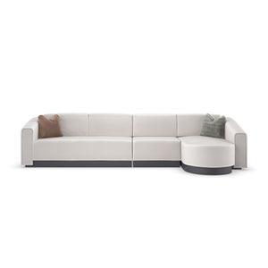   Twill Right-Armed Chaise Lounge | Oroa.com