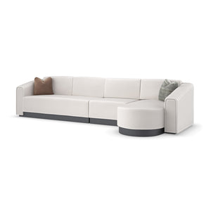   Twill Right-Armed Chaise Lounge | Oroa.com