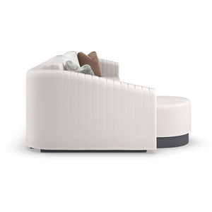   Twill Right-Armed Loveseat | Oroa.com