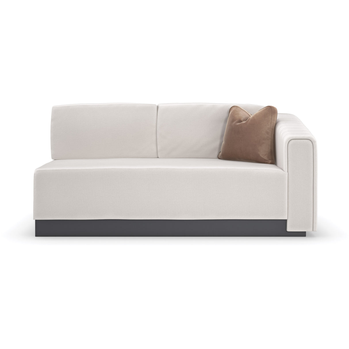   Twill Right-Armed Loveseat | Oroa.com