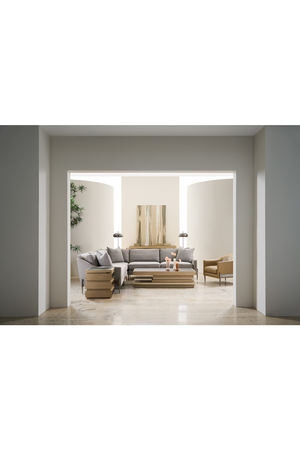 Glass Top Tiered Coffee Table | Caracole La Moda | Oroa.com