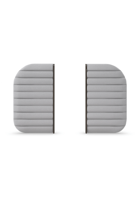 Gray Channeled Bed Side Panels | Caracole La Moda | Oroa.com