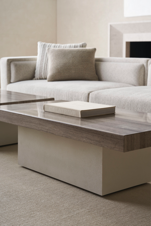 Cream Minimalist Sectional Sofa | Caracole Unity | Oroa.com