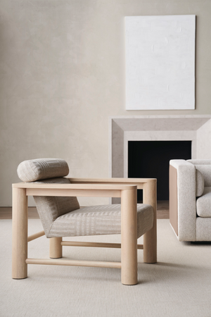Cream Minimalist Sectional Sofa | Caracole Unity | Oroa.com