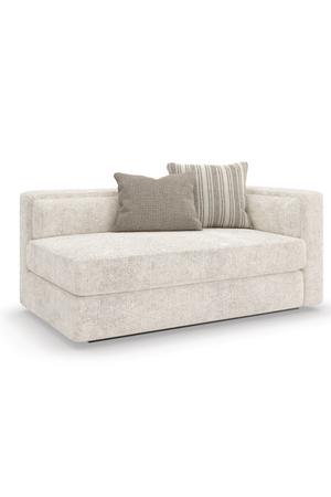 Cream Minimalist Sectional Sofa | Caracole Unity | Oroa.com