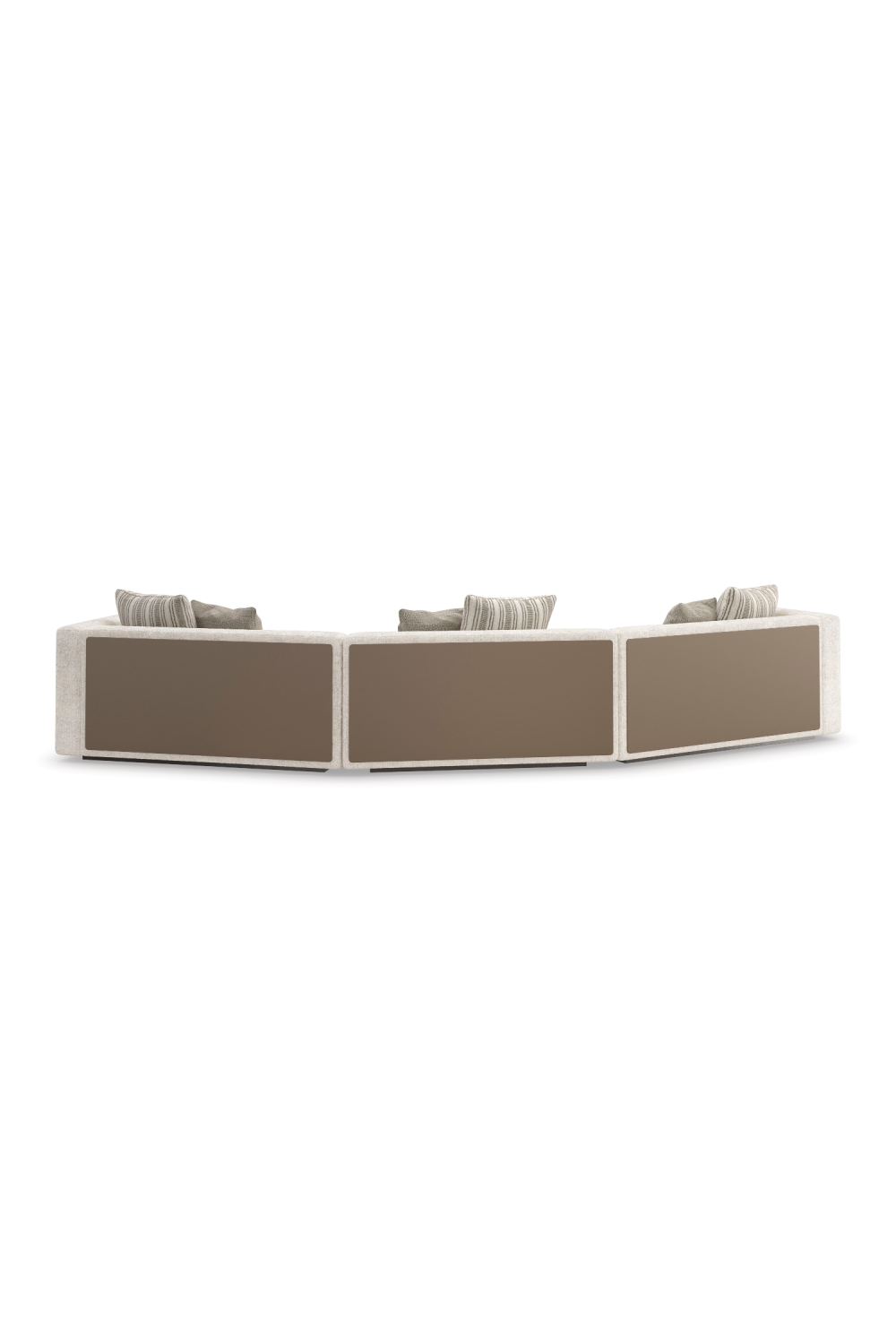 Cream Minimalist Sectional Sofa | Caracole Unity | Oroa.com