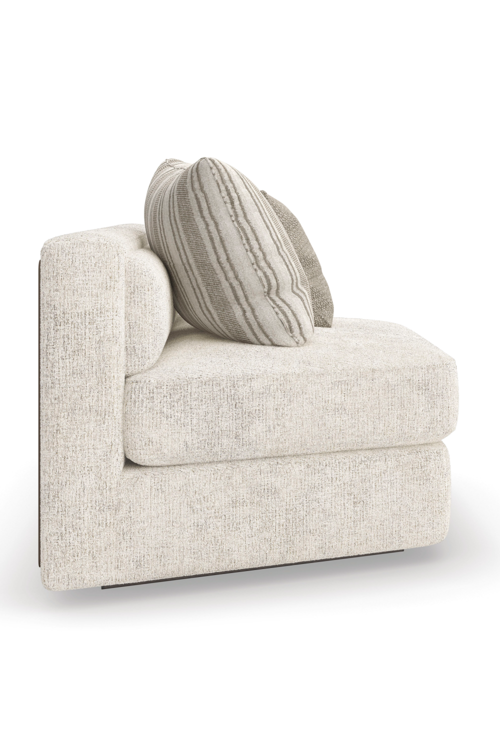 Cream Minimalist Sectional Sofa | Caracole Unity | Oroa.com