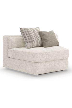 Cream Minimalist Sectional Sofa | Caracole Unity | Oroa.com