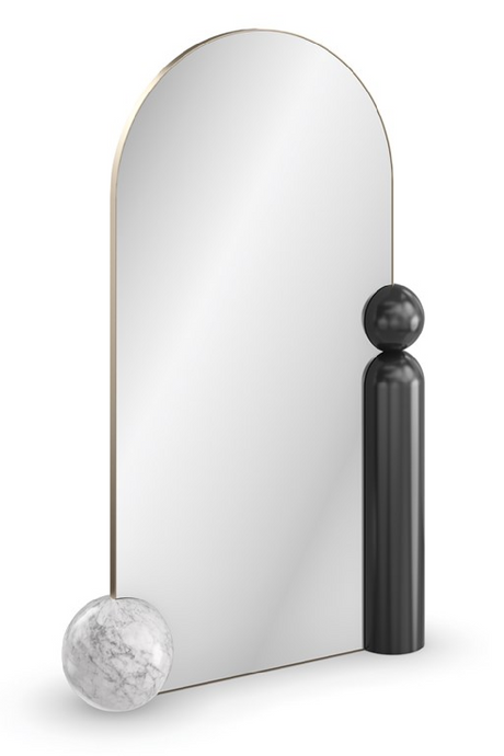 Bronze Framed Floor Mirror | Caracole Balance | Oroa.com