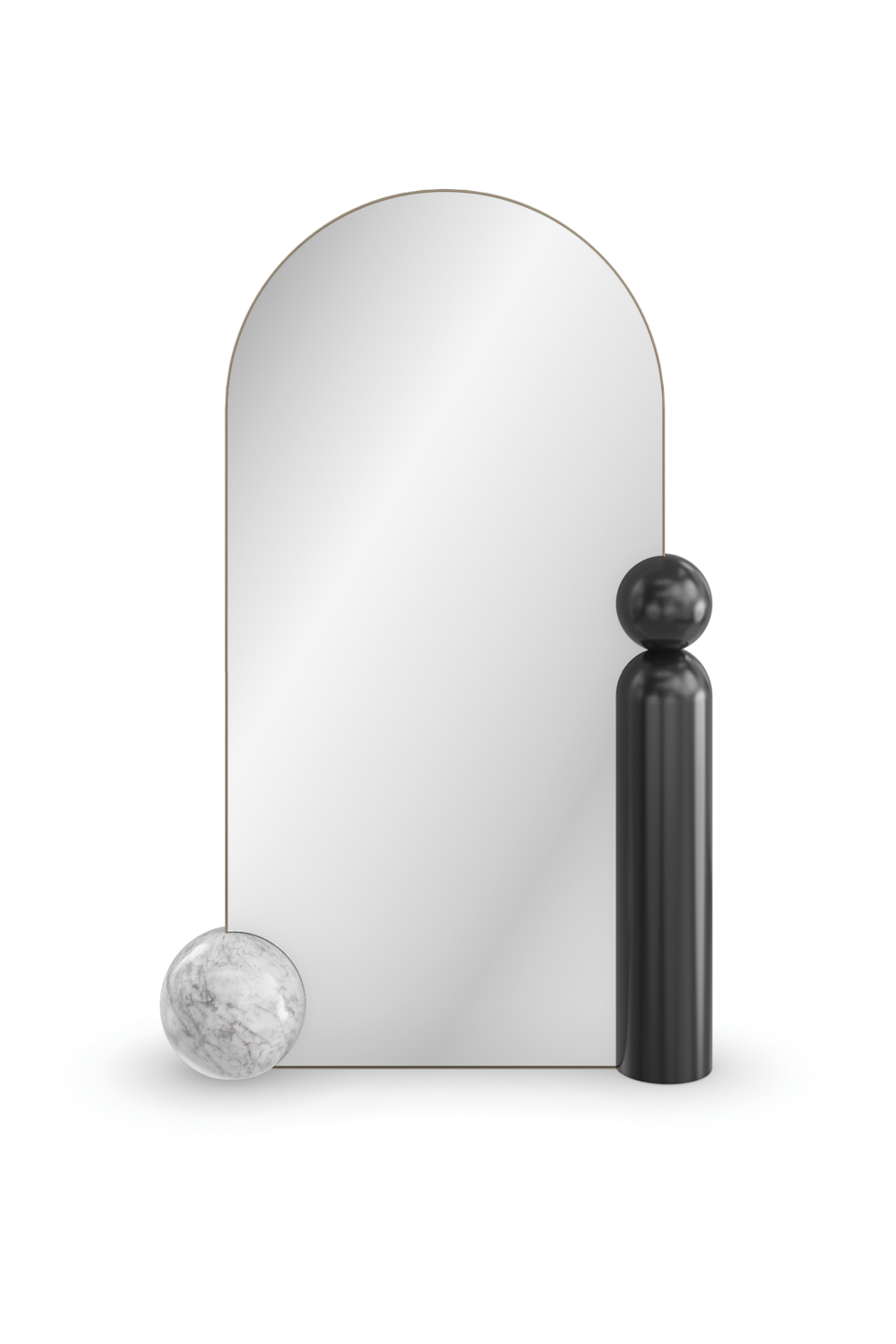 Bronze Framed Floor Mirror | Caracole Balance | Oroa.com