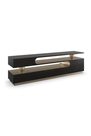 Modern 4-Drawer Media Unit | Caracole Harmony | Oroa.com