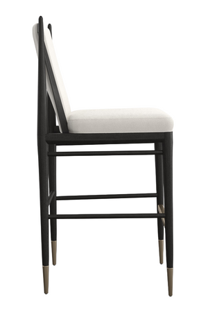 Ivory Bouclé Bar Stool | Caracole Unity | Oroa.com