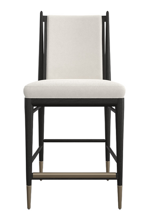 Ivory Bouclé Counter Stool | Caracole Unity | Oroa.com