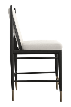 Ivory Bouclé Counter Stool | Caracole Unity | Oroa.com