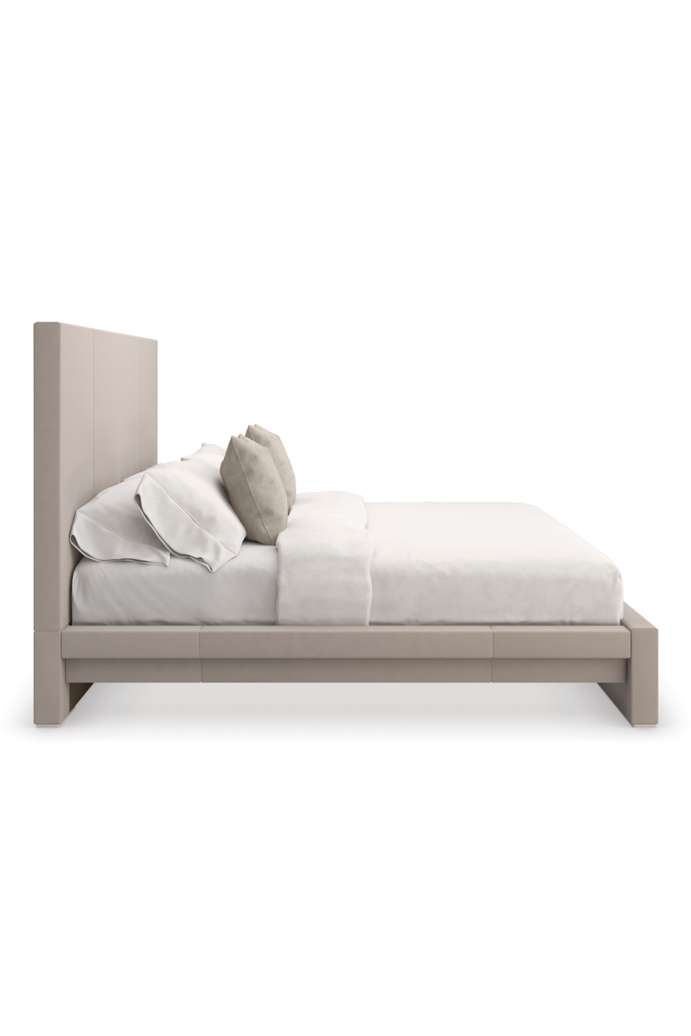 Ecru Upholstered Bed | Caracole Balance | Oroa.com