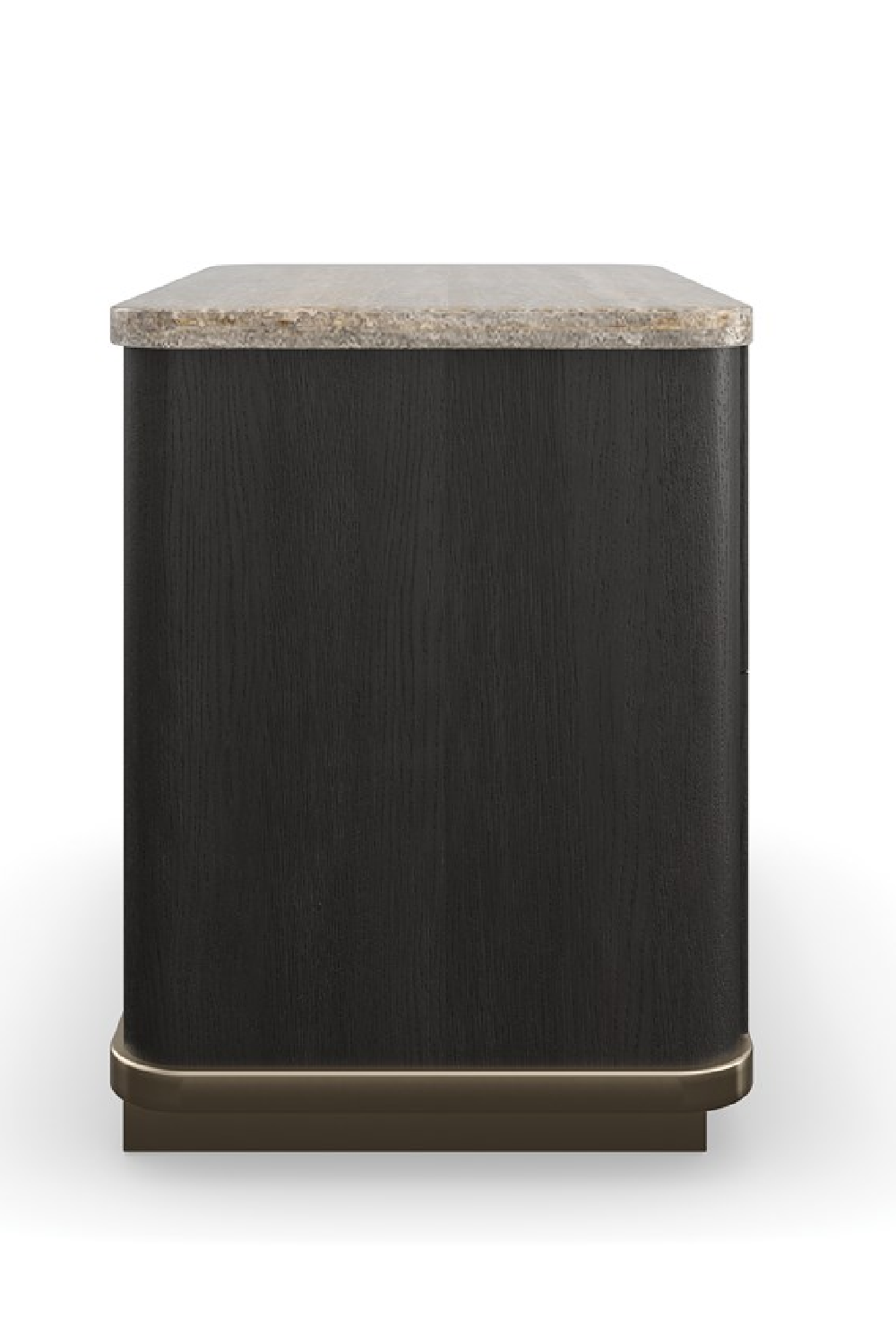 Black Ash 2-Drawer Nightstand | Caracole Rhythm | Oroa.com