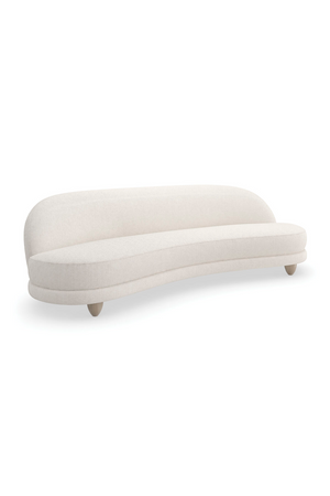 Bouclé Serpentine Sofa | Caracole Tulum | Oroa.com