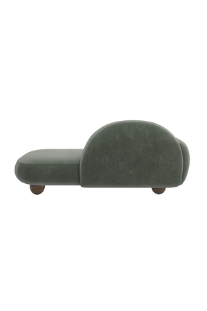 Green Velvet Chaise Lounge | Caracole Cypress | Oroa.com