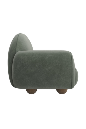 Green Velvet Chaise Lounge | Caracole Cypress | Oroa.com