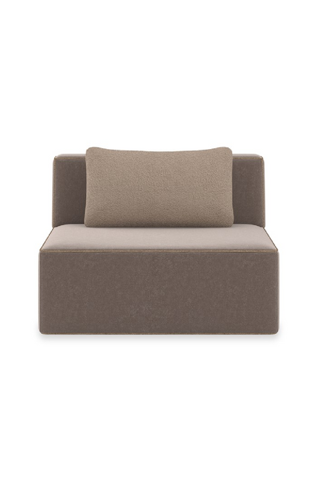 Brown Welted Sectional Sofa | Caracole Marbella | Oroa.com