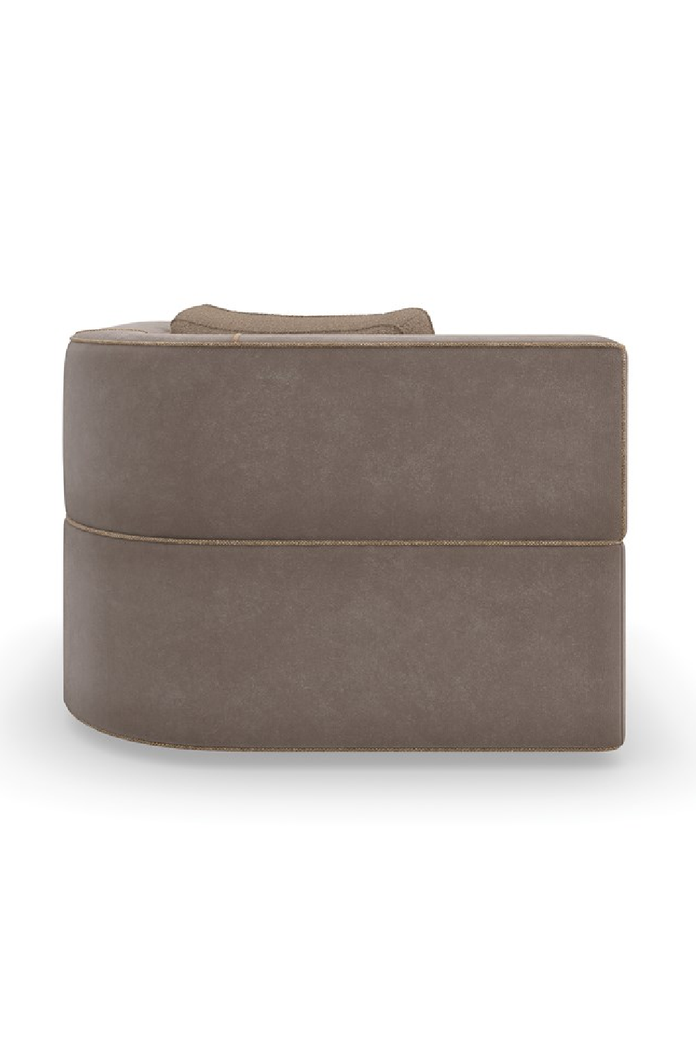 Brown Welted Sectional Sofa | Caracole Marbella | Oroa.com