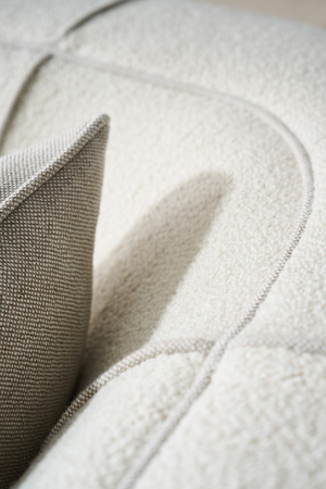 White Welted Sectional Sofa | Caracole Marbella | Oroa.com