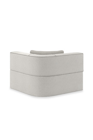 White Welted Sectional Sofa | Caracole Marbella |Oroa.com